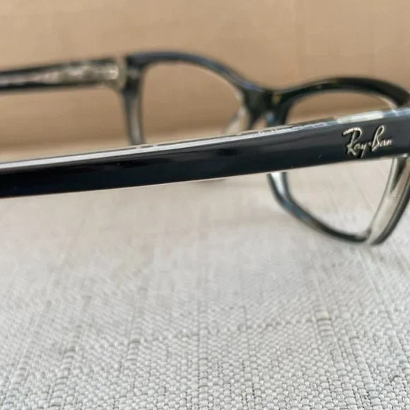 Ray-Ban Women Eyeglasses Black/Clear RB1550 18[]15 130 small face - Picture 9 of 11